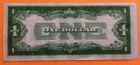 1934  1 One Dollar Silver Certificate Funny Back Bill Ea Block Uncirculated