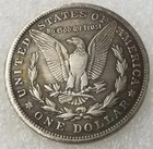 Usa Hobo 1921 Morgan Dollar Skull Indian Skeleton Coin