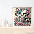 Skull Diamond Art Kits For Adults round Full Drill 5d Diamond Painting Kits For
