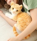 Yellow Shorthair Cat 10 Inch Stuffed Animal Plush Toys Toddler Doll Kids Gifts
