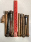 Wood Spools Bobbins Wooden Industrial 3 -8 75  Spindles Quills Mix Lot-10 