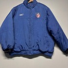 Nfl Jacket Mens Xl Blue Onfield Puffer Coat Football Reebok Quilted Nylon Winter