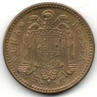 Spain 1 Peseta 1947  52  Choice Uncirculated -tougher Date 