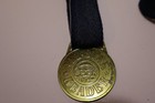 Vintage Pizza Hut Book It  All-star Reader Navy Blue Denim Ribbon Medal