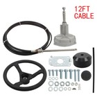 12 Feet Boat Rotary Steering System Outboard Marine With 12  Steering Cable Kit