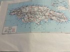 1958 Maps Jamaica 1 Complete Island Small   1 Part Is Large Map Savanna La Mar
