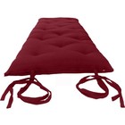 Twin Floor Rolling Futon Mattress  Cotton Shikifuton Mats 3x39x80 Red