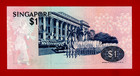 Singapore One 1 Dollar 1976 Unc Note - Red Seal Type Ii  p-9b  Sign  Hon Sui Sen