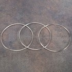 12 Pcs 4 Inch Silver Metal Rings Hoops Macrame  For Dream Catchers  Macrame7251