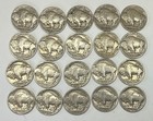 Lot Of 20 Full Date Buffalo Nickels