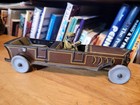 Vintage 1920 s German  Tin Wind Up Touring Limousine Nickel  Penny Toy