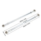1 Pair 295mm 8mm Steering Tie Rod Kit Fit For Go Kart Atv Racing Cart Steel   