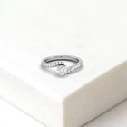White Gold Diamond Engagement Ring Size 6   Wedding Ring   Anniversary Ring