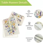 Spring Table Runner  Bloom Flowers Lavender Table Runner 13 X 72 In Spring