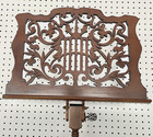 Vintage Carved Walnut Wooden Music Stand Adjustable Holds Sheet Music Book Bible