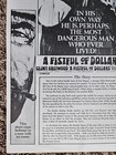 A Fistful Of Dollars Press Sheet