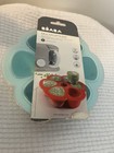 B  aba Multiportions Silicone Bpa-free Baby Food Freezer Tray  6-hole Blue