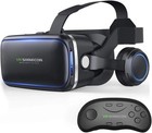 Vr Headset With Remote Controller hd 3d Vr Glasses Virtual Reality Headset Fo   