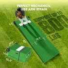 90 portable Foldable Pitching Mound With Professional Pitching Rubber And Wheels