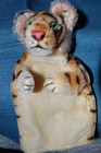 Vintage Steiff Mohair Tiger Puppet    daniel    As Seen On Mr Rogers In Steiff Box