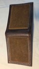 Vintage Mid Century Victronic Brown Bifold Passcase  Photo- Insert Wallet