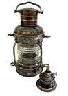 Brass Oil Lamp Antique Finish Vintage Maritime Ship Lantern Boat Light Lamp