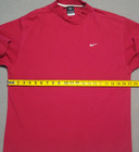 Nike Golf Shirt Men   s Medium Red Dri-fit Short Sleeve Golf Crew Neck Pullover