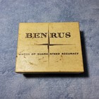 Vintage Benrus Watch Box Empty Box Only Storage Display Collectors Box