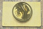 Vtg Rectangular Coors Beer Red   White Box Logo Advertising Hat Lapel Pin 7 8   