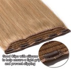 Blonde 100  Remy Human Hair Extensions Clip In Real One Piece 3 4 Full Head Sale