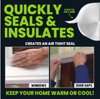 Alien Door Window Seal Tape Draft Sealing Strip Clear Adhesive Insulation 49 Ft