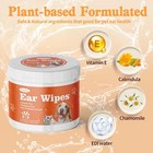 Dog Ear Wipes  Dog Ear Cleaner Wipes Ear Cleaning Wipes For Dogs cats - Gently