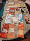 Lot Of 17 Vintage Road And Country Maps Of And From Around The World Europe    