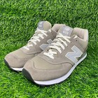 New Balance 574 Running Sneakers Mens 11 5 Classic Gray Suede Retro 1760