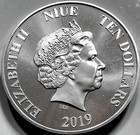 Coin 2019 Niue  10 Elizabeth Ii Tree Of Life 9999 Silver 5 Oz Bu Mintage 1000