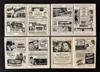 1939 Vintage 12pc Movie Theatre Program James Stewart Rita Hayworth Bette Davis 