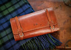 Nice High Quality Leather Edwardian Antique Travel Grooming Toiletry Case