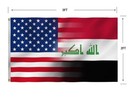 Iraq American Flag 2x3ft  Iraqi America Friendship Flags  Both Sides Printed    