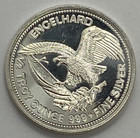 1985 1 2 Troy Ounce Oz Engelhard American Prospector 999 Fine Silver Round Rare