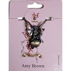Amy Brown Floating Jewel Fairy On Bubble  Necklace Pendant Pacific Giftware New
