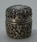 Antique Stunning Sterling Repouss   Art Nouveau Unger Bros  Sewing Thimble Holder