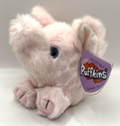 Vintage Puffkins Petals Pink Elephant Plush Toy With Tag  Swibco 1994