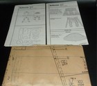 Victorian Edwardian Blouse Sash Ruffles Lace Costume Sewing Pattern 18-22 Vtg
