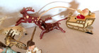 Vtg Christmas Cup Cake Picks Toppers Ornaments Crafting Lot Angels Santa Deer B1