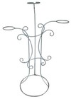 Vtg Wrought Iron Plant Stand Pot Holder Metal Wire French Victorian Art Nouveau