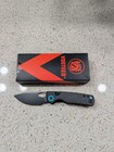 Vosteed Porcupine A2601 Folder Knife Black 14c28n Stonewash Blade Micarta Handle