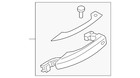 Genuine Audi Exterior Door Handle 4h0-837-205-b-gru