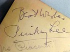 Vintage 1947 Florentine Gardens Hollywd Souvenir Photo   Pinky Lee Autographed