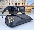 Ray-ban Rb4165 622 2v Polarized Shades Justin 54mm Grey Lens Matte Black Look