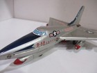 B-58 Hussler Bomber-friction With Spark Engine-japan -tested Works Great-all Tin